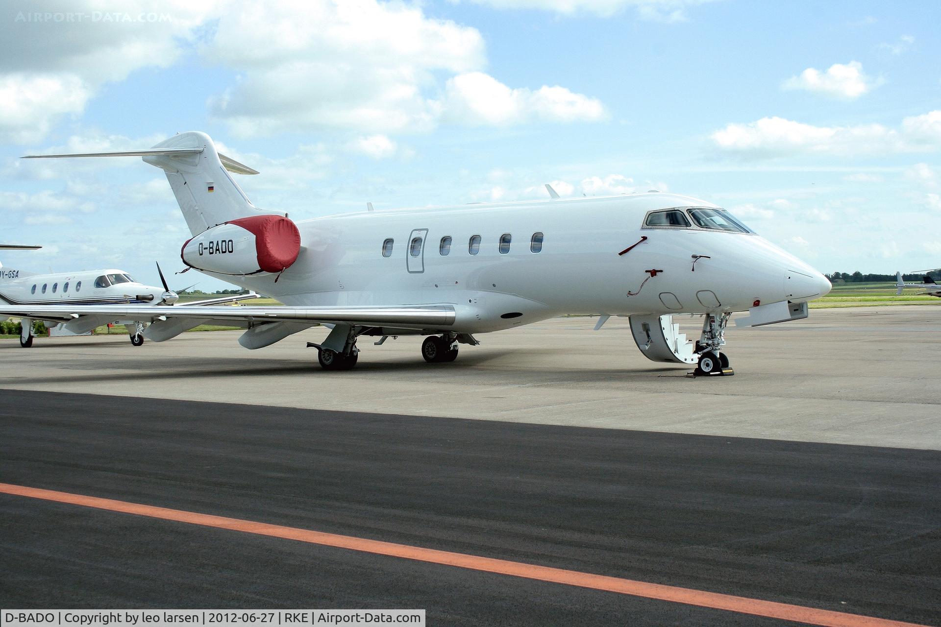D-BADO, 2006 Bombardier Challenger 300 (BD-100-1A10) C/N 20116, Roskilde 27.6.2012