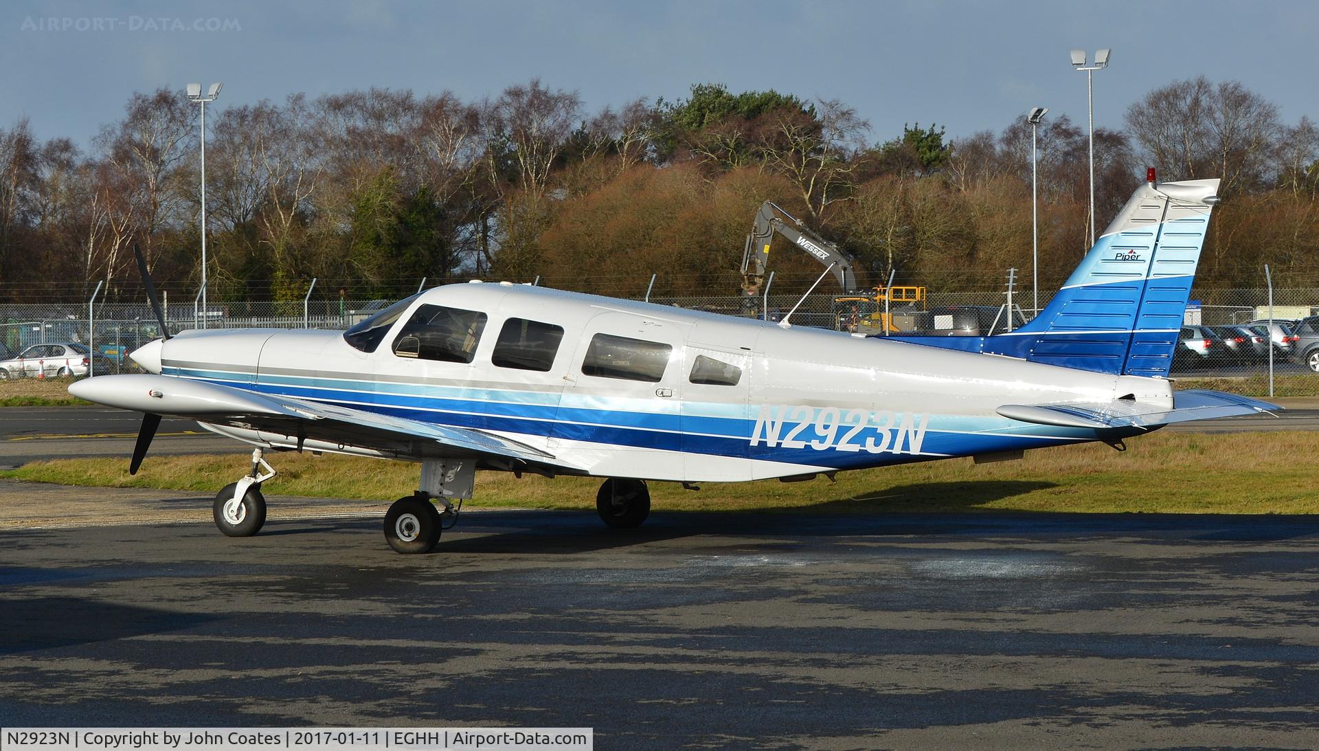 N2923N, 1979 Piper PA-32-300 Cherokee Six Cherokee Six C/N 32-7940207, Visitor at Bliss Avn.