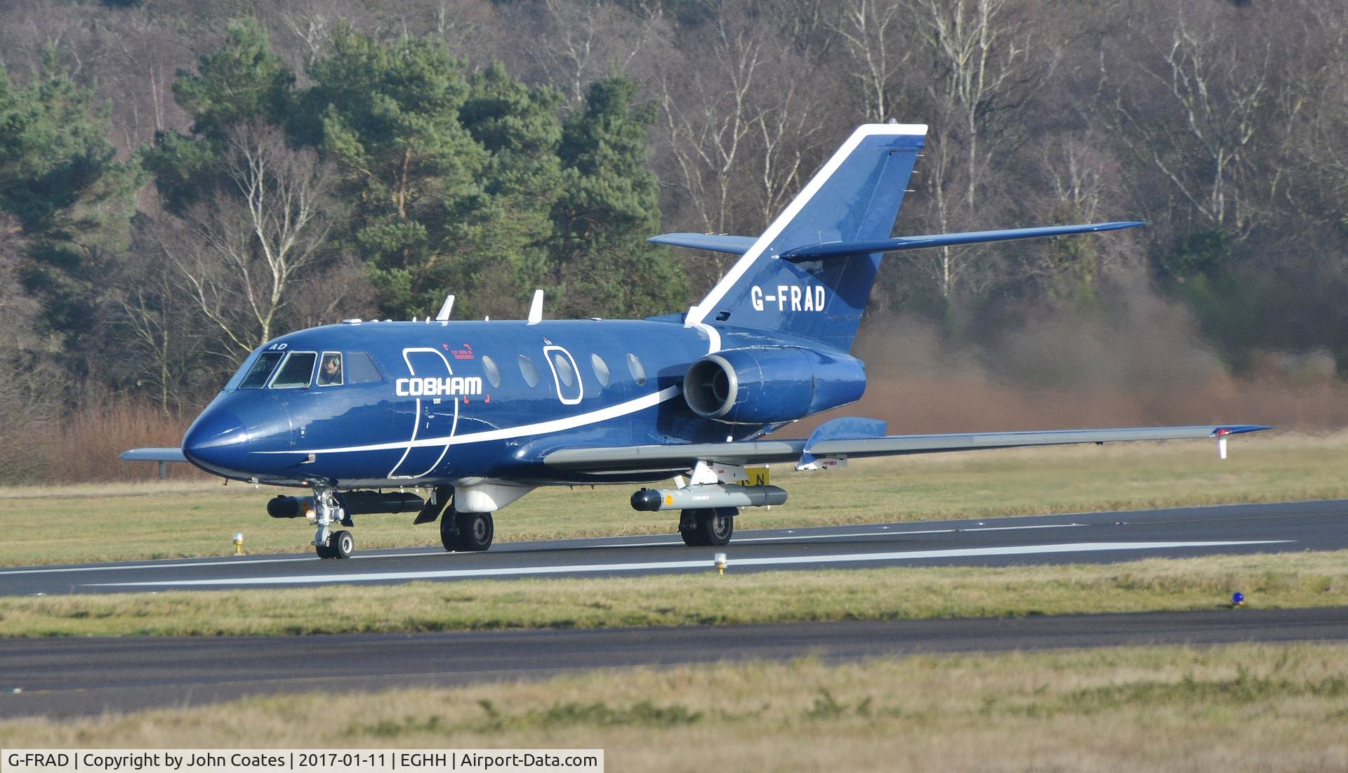 G-FRAD, 1975 Dassault Falcon (Mystere) 20DC C/N 304, Departing runway 26
