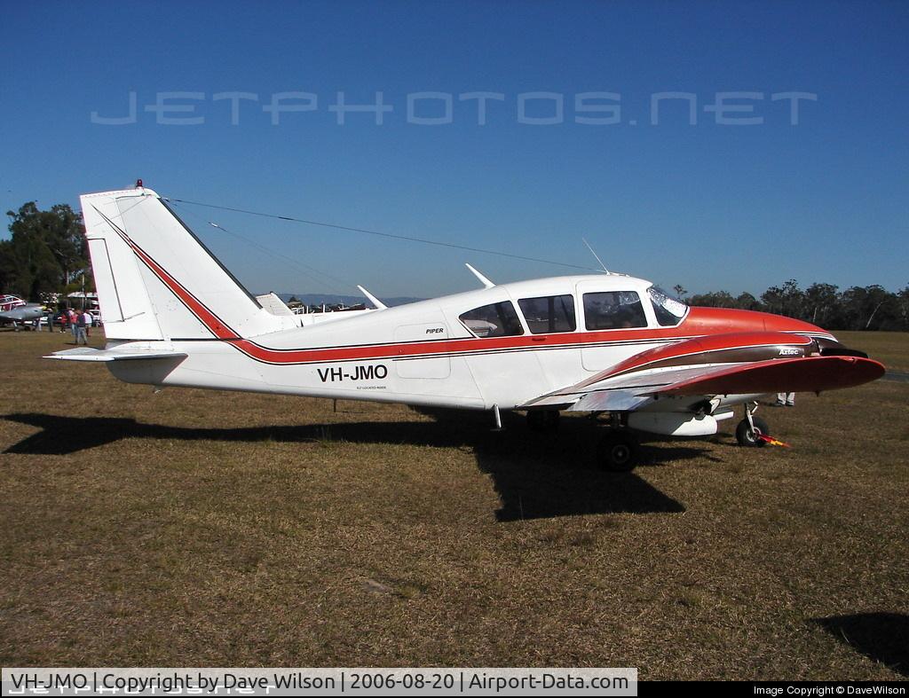 VH-JMO, 1965 Piper PA-23-250 C/N 27-3105, Previously P2-SPA operated by South Pacific Aero Club. Purchased by a group when the aero club closed then brought to Sydney and registered as VH-JMO. Number of private owners since. This photo Caboolture Barnstormers Over Brisbane, August 20 2006