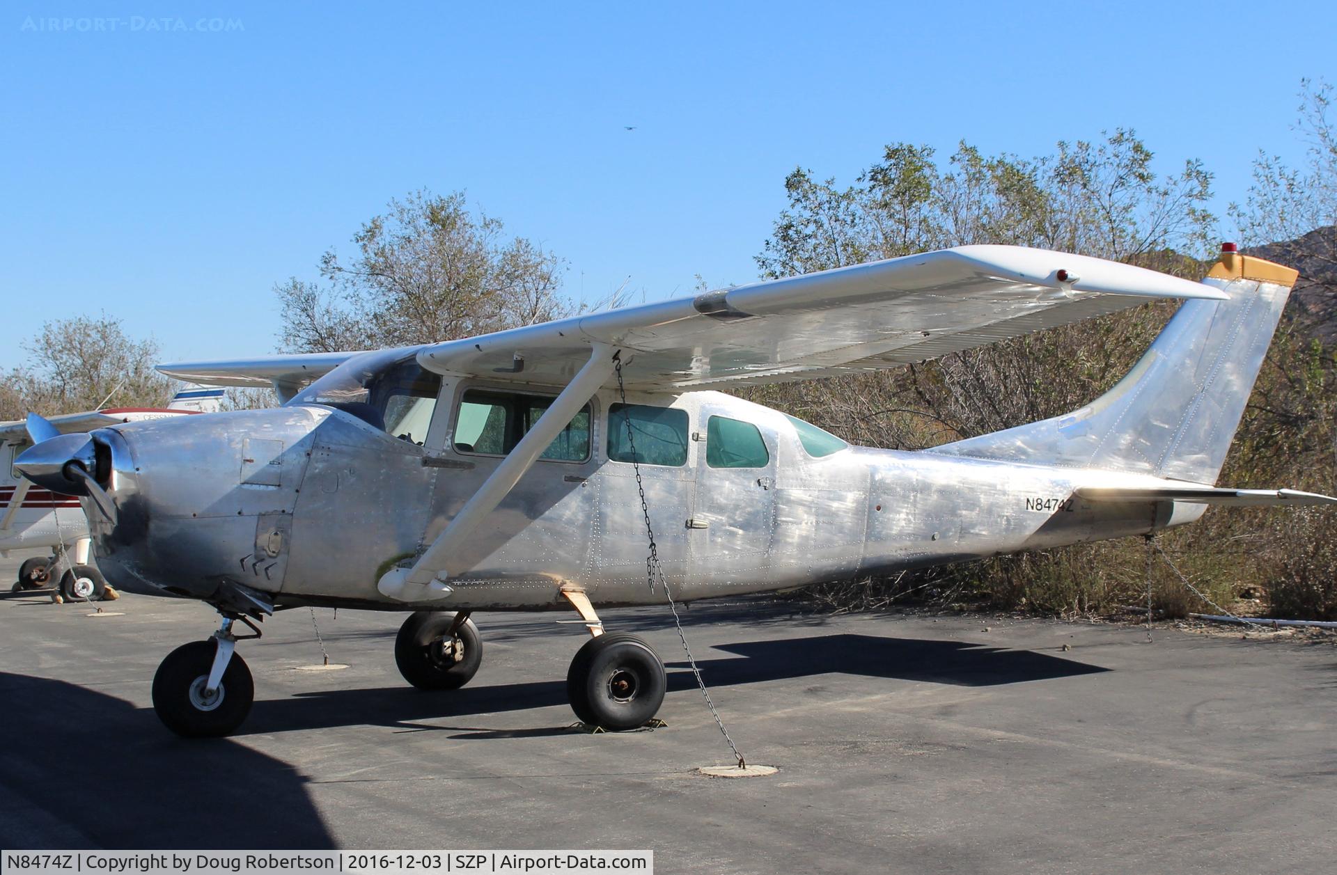 N8474Z, 1963 Cessna 210-5 C/N 205-0474, 1963 Cessna 210-5(205) UTILINE, Continental IO-470-E 260 Hp, fixed-gear version of 210-C.