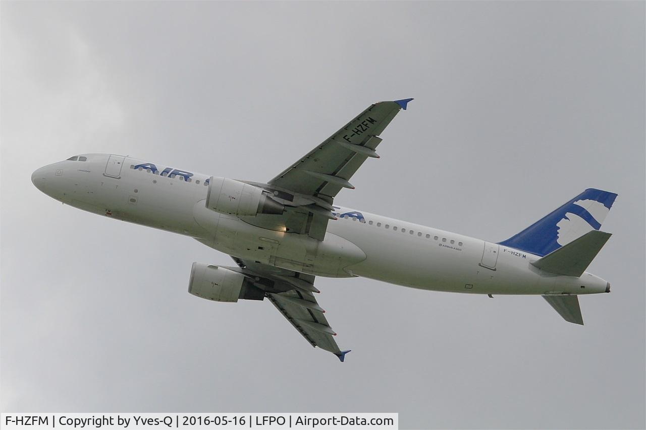 F-HZFM, 2013 Airbus A320-214 C/N 5887, Airbus A320-214, Take off rwy 24, Paris-Orly airport (LFPO-ORY)