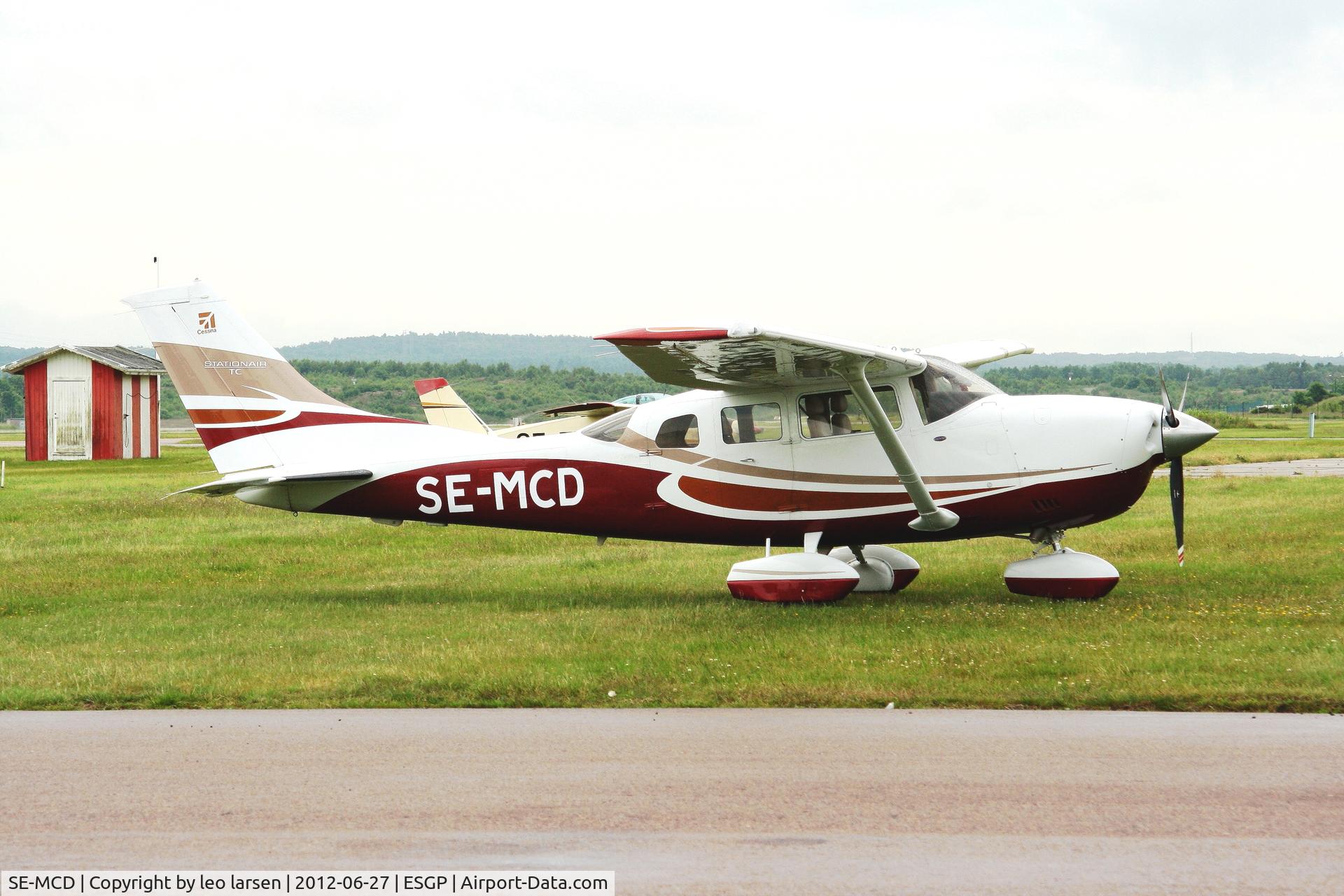 SE-MCD, 2008 Cessna T206H Turbo Stationair C/N T20608858, Gôteborg Sâve 27.6.2012