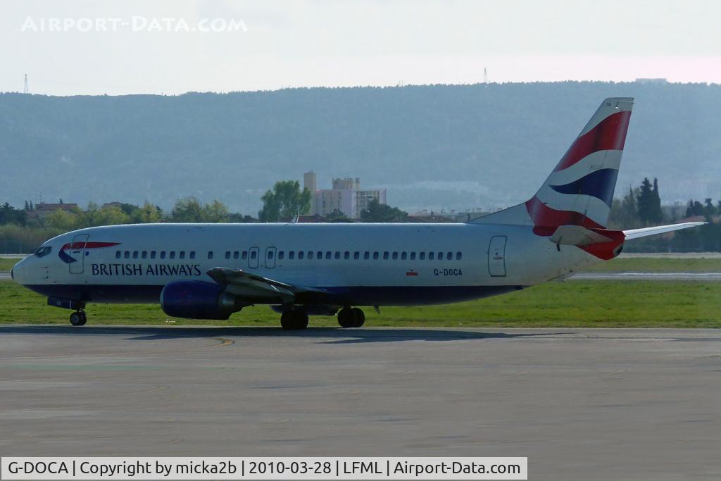 G-DOCA, 1991 Boeing 737-436 C/N 25267, Taxiing