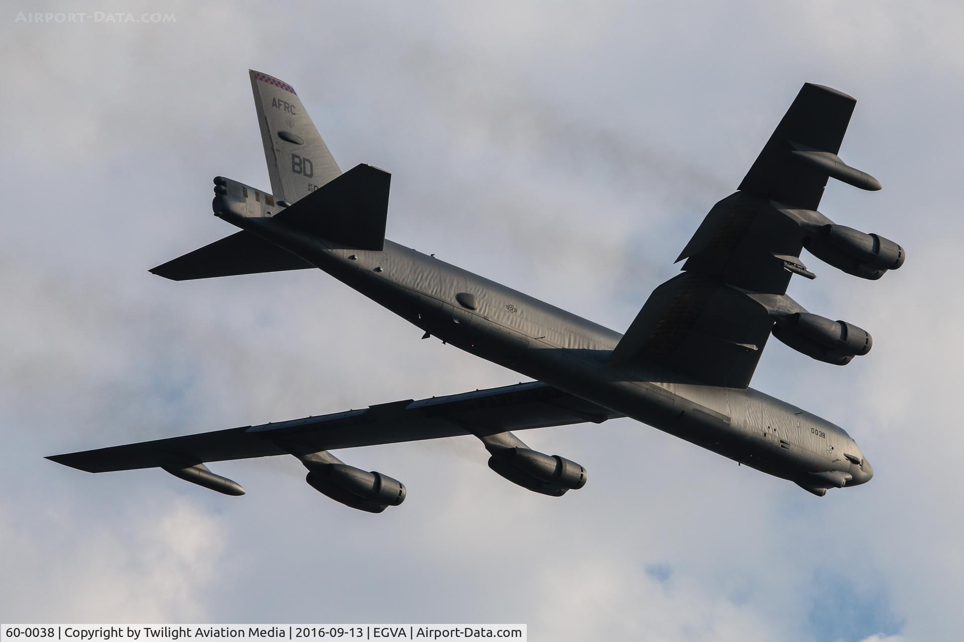 60-0038, 1960 Boeing B-52H Stratofortress C/N 464403, Taken at RAF Fairford During Exercise ample strike