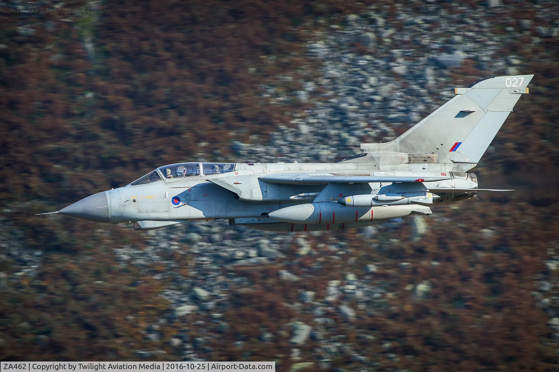 ZA462, 1983 Panavia Tornado GR.4 C/N 271/BS092/3128, Taken at Dunmail Raise in Cumbria