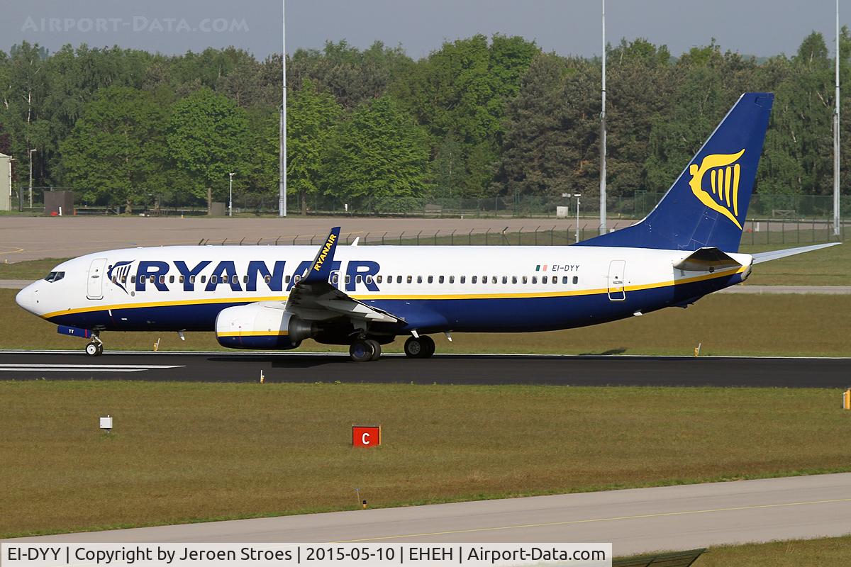 EI-DYY, 2008 Boeing 737-8AS C/N 37521, eindhoven