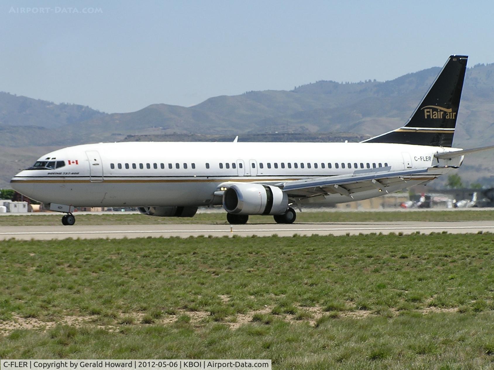 C-FLER, 1990 Boeing 737-46B C/N 24573, Landing roll out on RWY 28L.