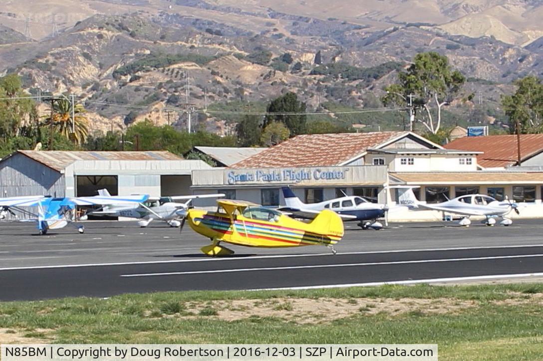 N85BM, 1993 Christen Eagle II C/N RM-1, 1993 McCrorie Christen Eagle II, Lycoming IO-360, Experimental class biplane, taxi