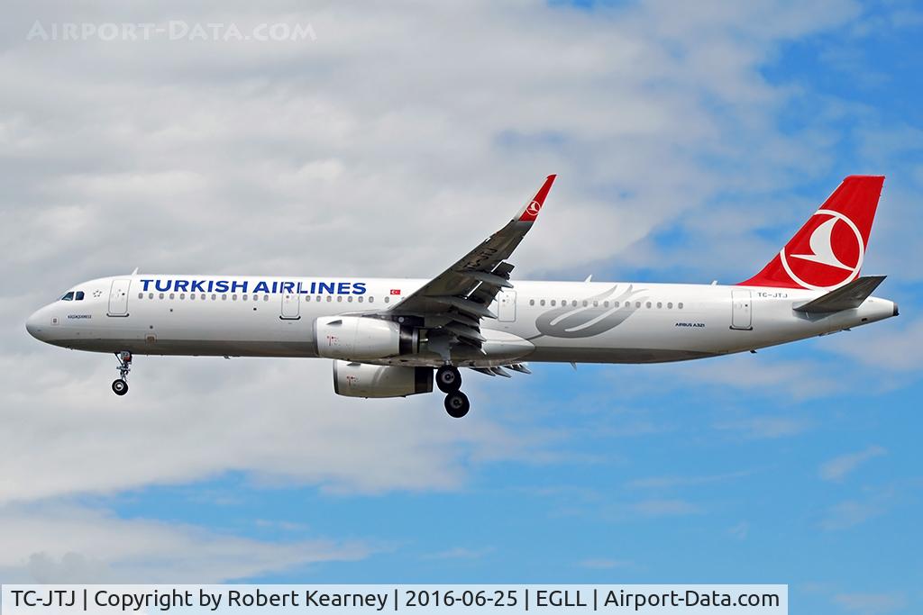TC-JTJ, 2016 Airbus A321-231 C/N 7139, Arriving 27L