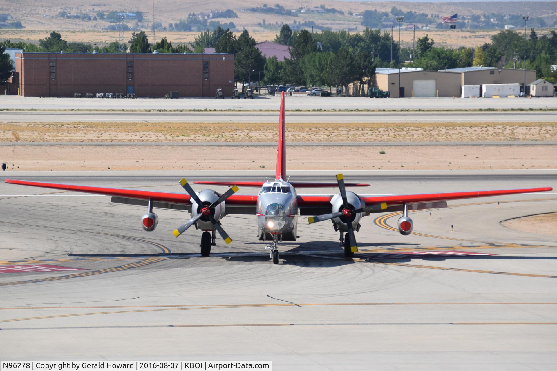 N96278, Lockheed P2V-5F Neptune C/N 426-5340, Tanker 5 head on.