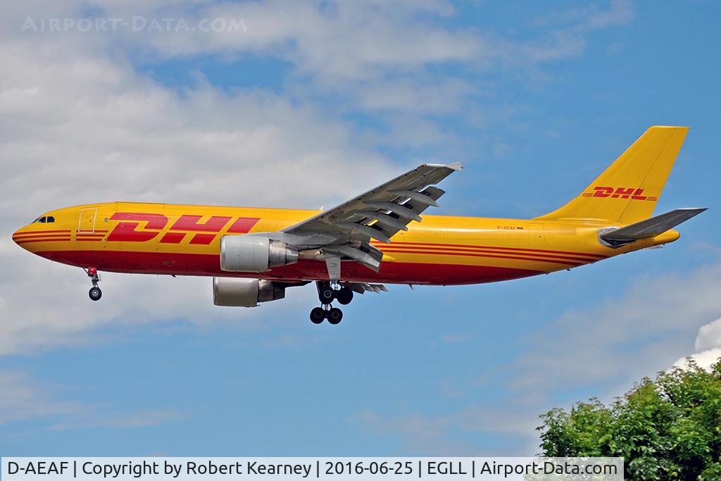 D-AEAF, 2002 Airbus A300B4-622R(F) C/N 836, Arriving 27L