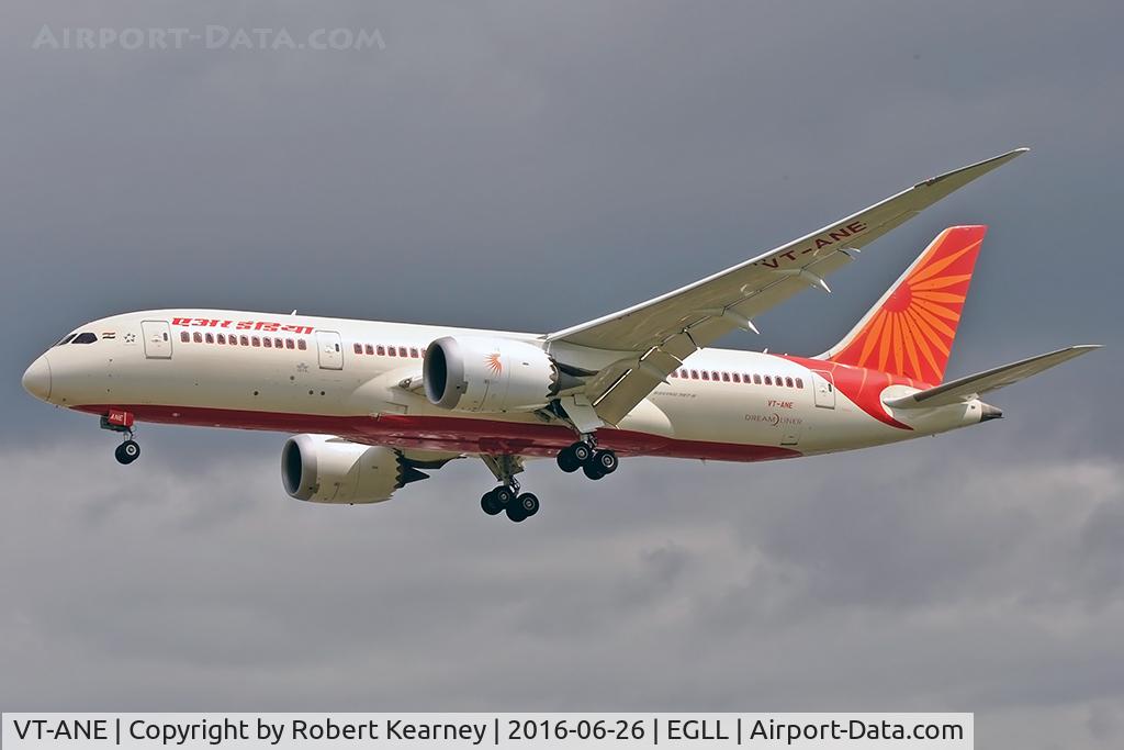 VT-ANE, 2013 Boeing 787-8 Dreamliner C/N 36280, Arriving 27L
