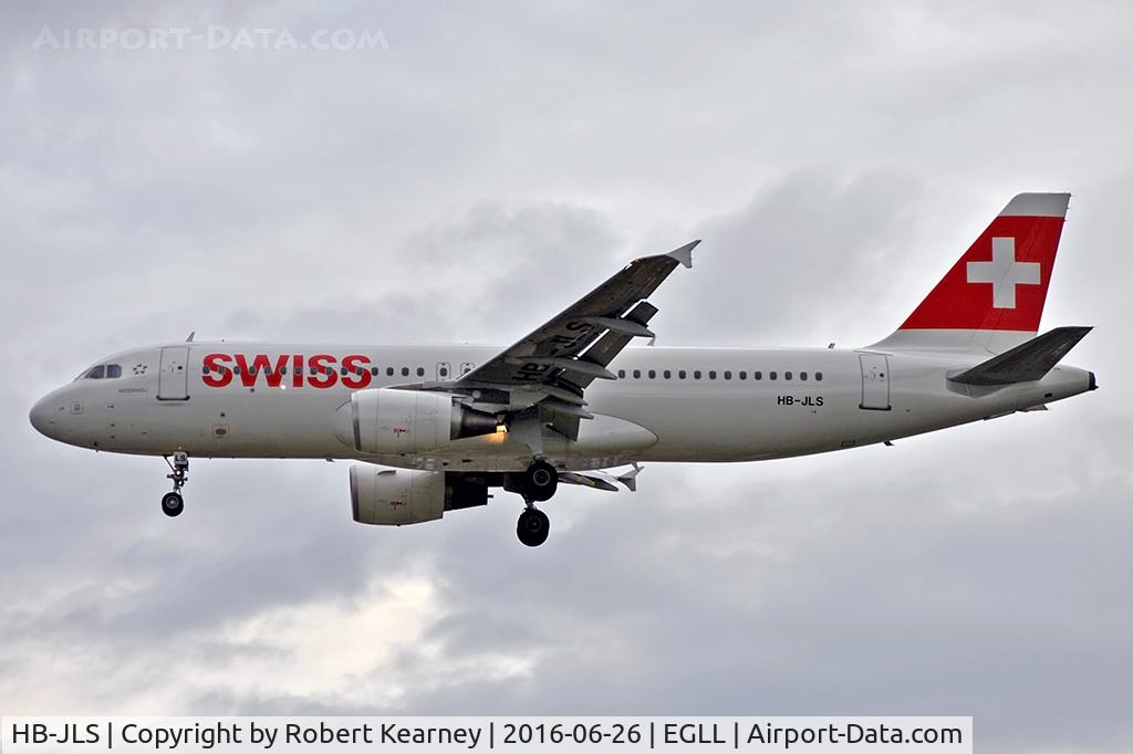 HB-JLS, 2012 Airbus A320-214 C/N 5069, Arriving 27L