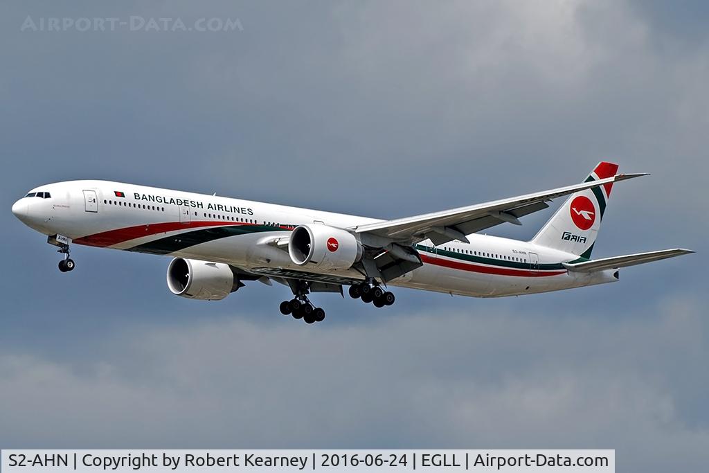 S2-AHN, 2014 Boeing 777-3E9/ER C/N 40121, Arriving 27L
