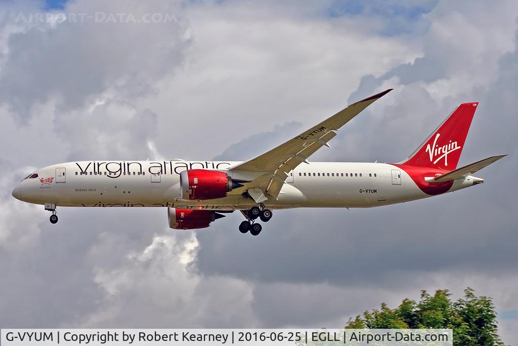 G-VYUM, 2015 Boeing 787-9 Dreamliner Dreamliner C/N 37970, Arriving 27L