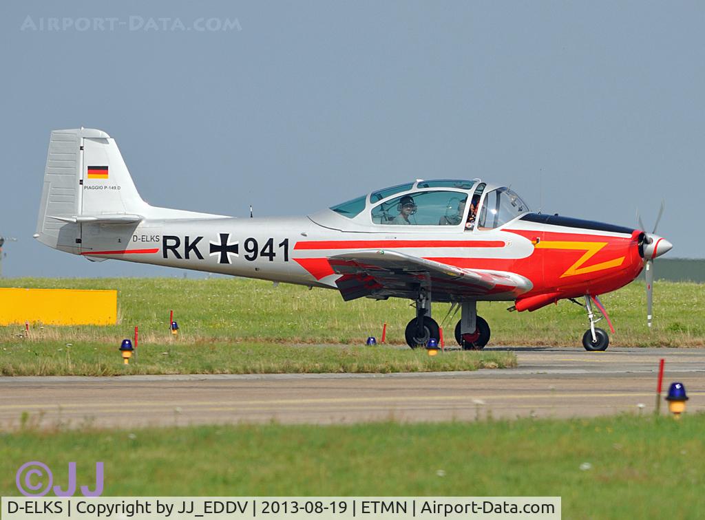 D-ELKS, Piaggio FWP-149D C/N 256, Seen at Nordholz Airbase