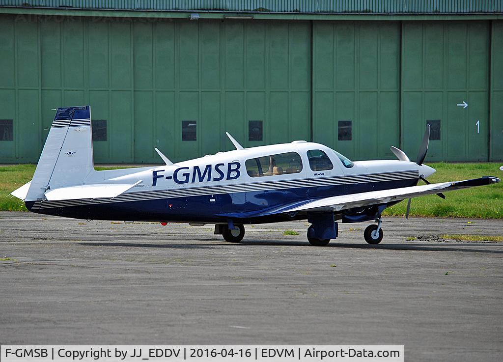 F-GMSB, Mooney M20M Bravo C/N 27-0126, Hannover Expo visitor at Hildesheim Airfield