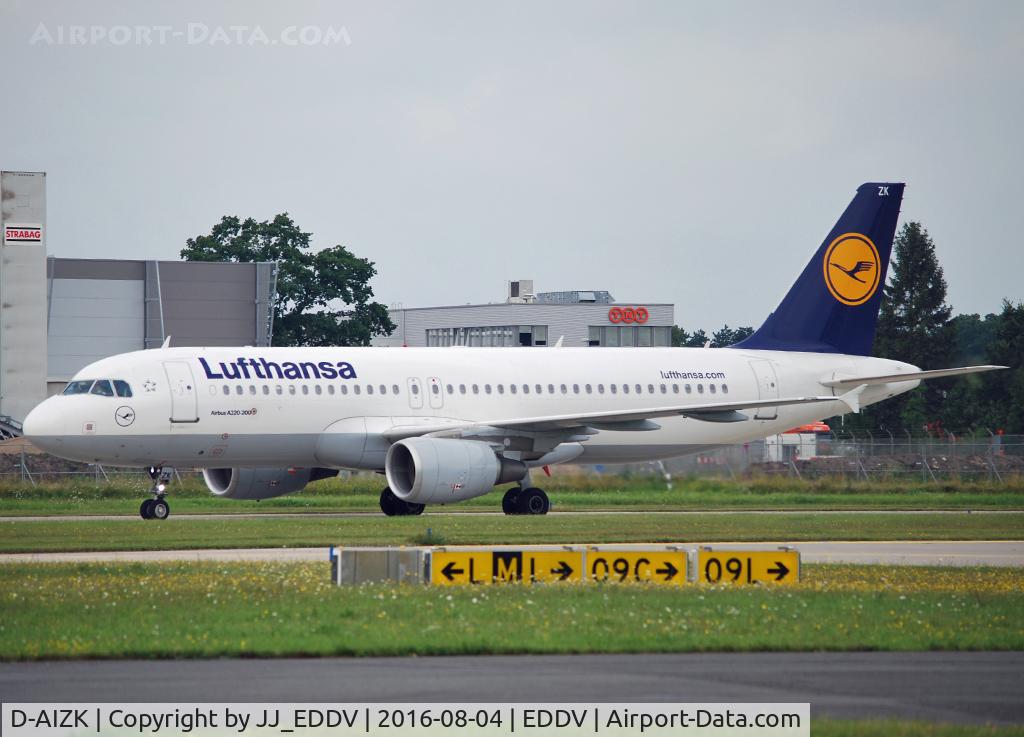 D-AIZK, 2012 Airbus A320-214 C/N 5122, Wellcome to Hannover Airport