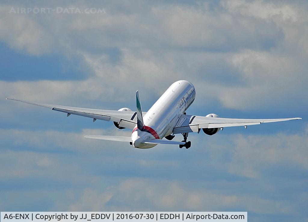 A6-ENX, 2014 Boeing 777-31H/ER C/N 42318, Good Bye Hamburg