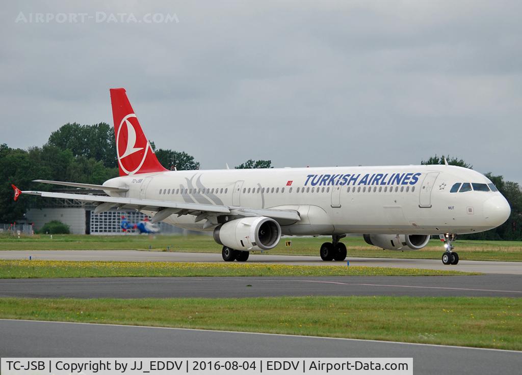 TC-JSB, 2012 Airbus A321-231 C/N 5205, Turkish Airlaine go to the 27R