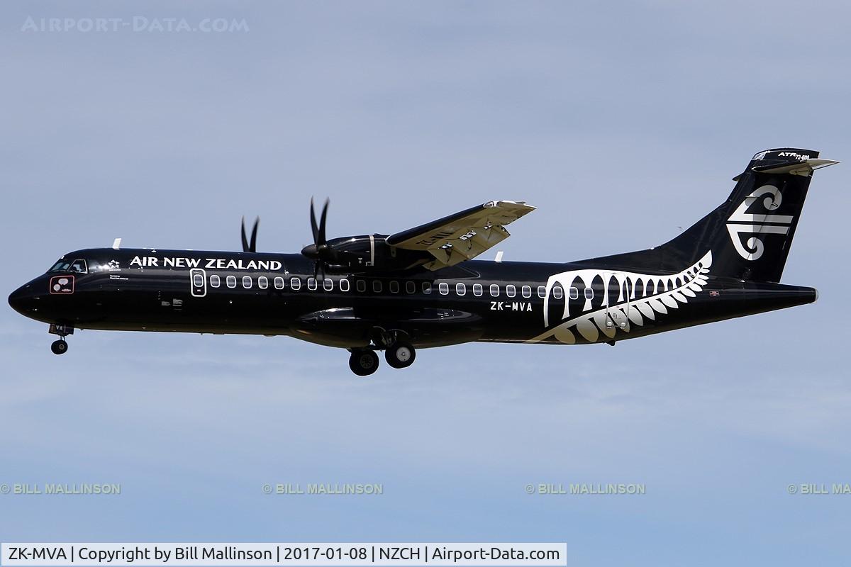 ZK-MVA, 2012 ATR 72-600 (72-212A) C/N 1051, NZ5006 from IVC