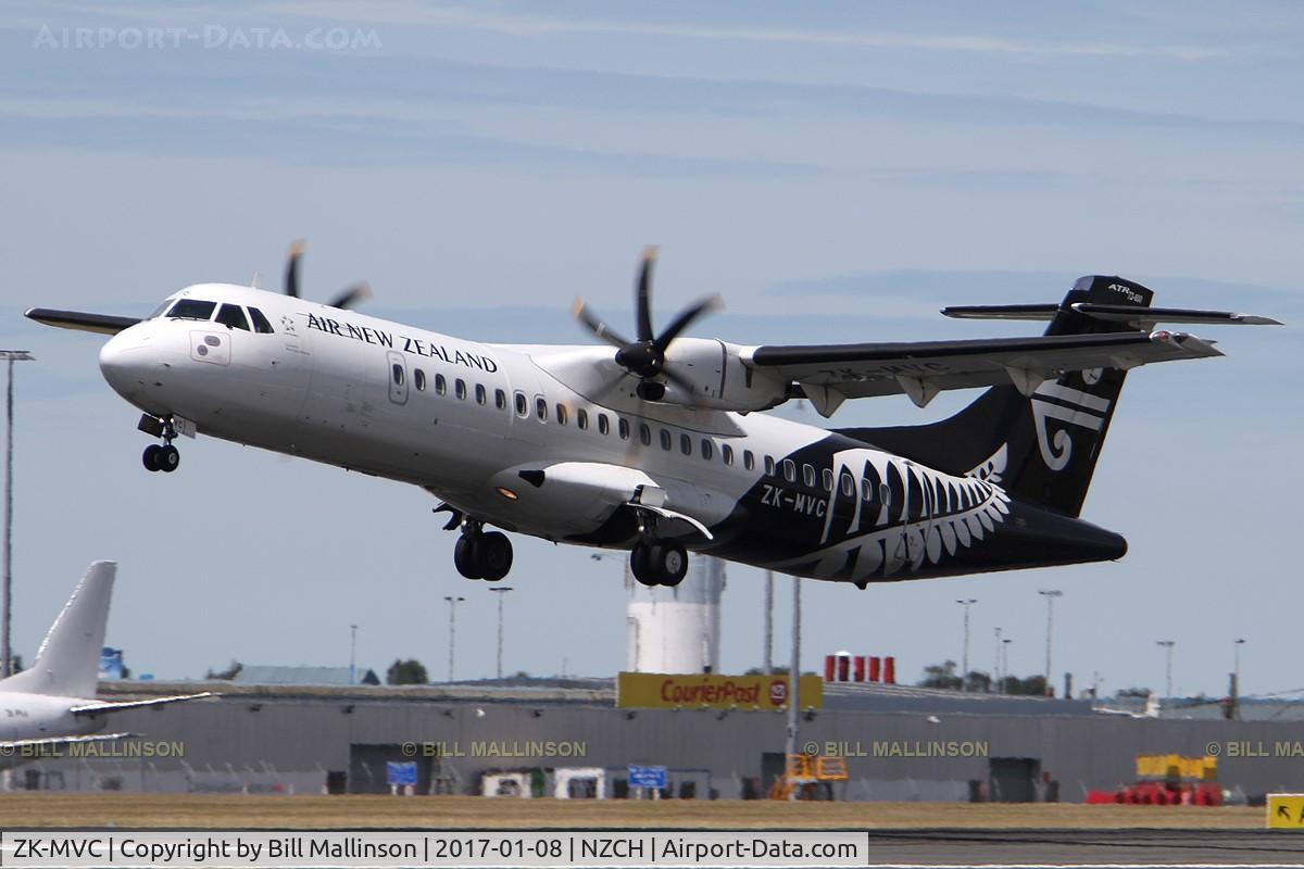 ZK-MVC, 2013 ATR 72-600 C/N 1084, up and away from 02