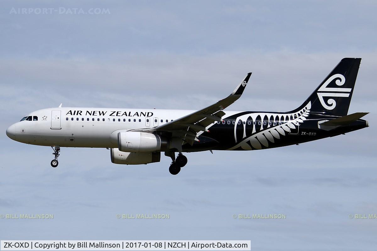 ZK-OXD, 2014 Airbus A320-232 C/N 5962, NZ628 from ZQN