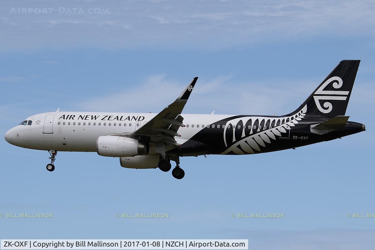 ZK-OXF, 2014 Airbus A320-232 C/N 6182, NZ521 from AKL