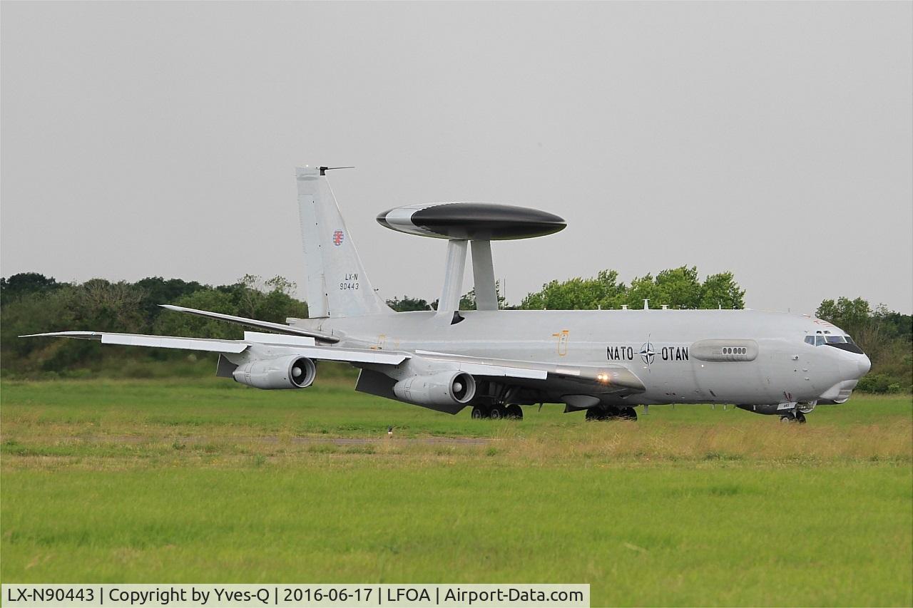 LX-N90443, 1981 Boeing E-3A Sentry C/N 22838, Boeing E-3A Sentry, Taxiing, Avord Air Base 702 (LFOA) Open day 2016