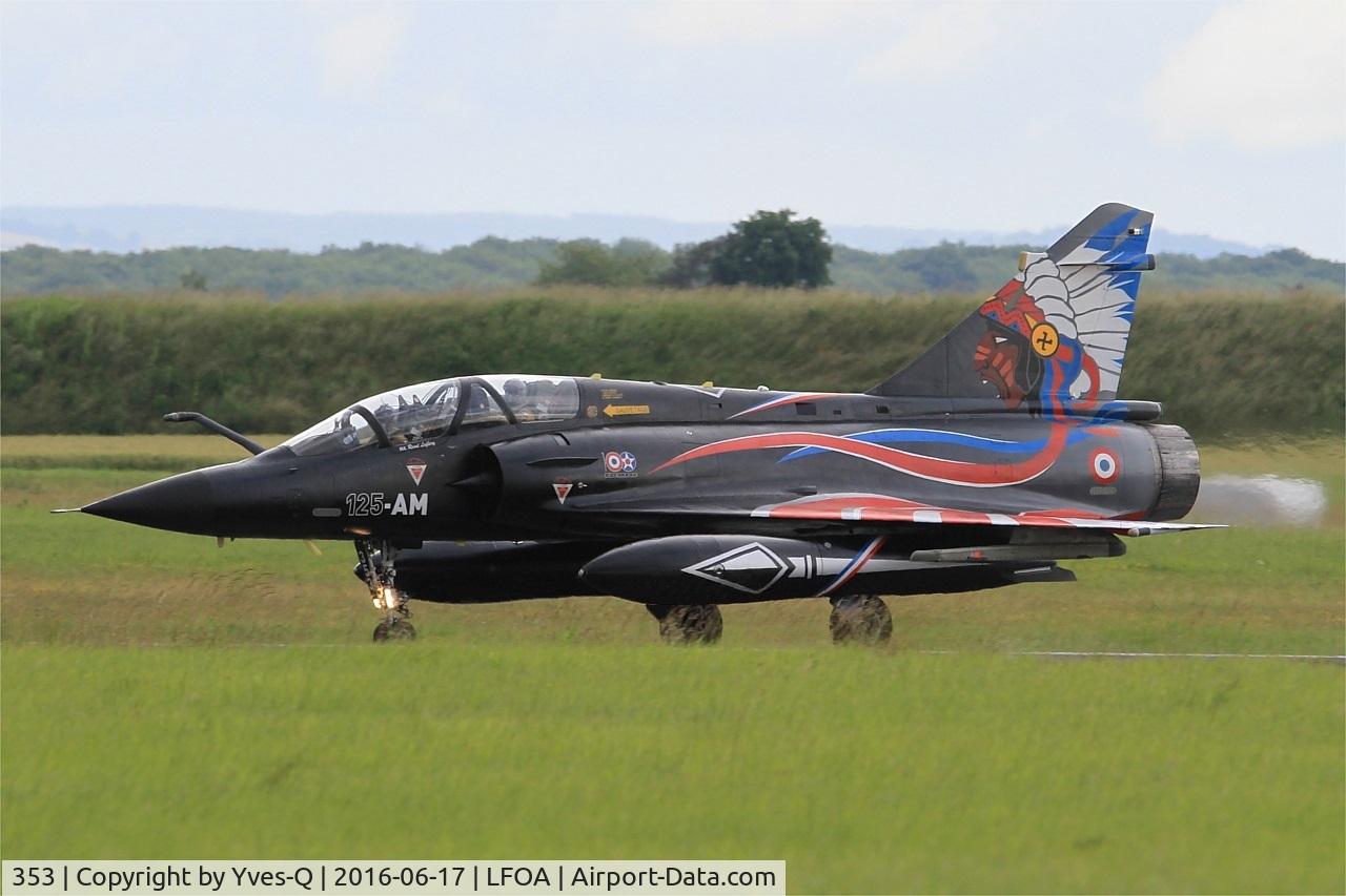 353, Dassault Mirage 2000N C/N 315, Dassault Mirage 2000N, Landing rwy 24, Avord Air Base 702 (LFOA) Open day 2016