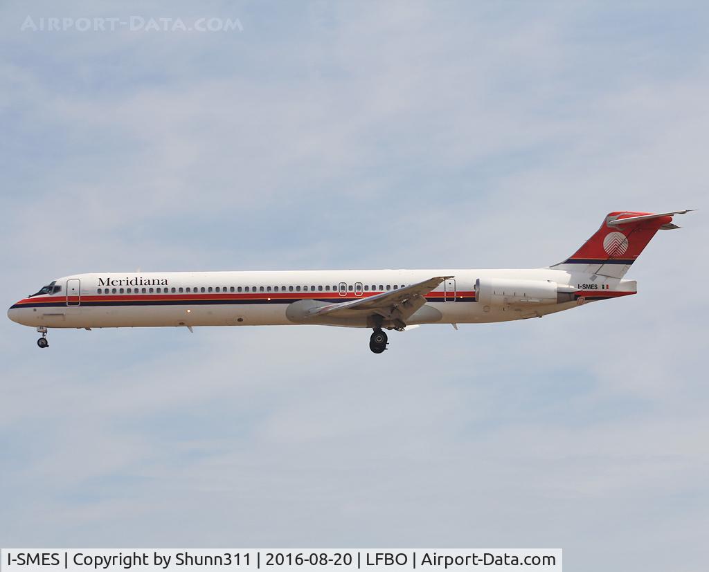 I-SMES, 1991 McDonnell Douglas MD-82 (DC-9-82) C/N 49902, Landing rwy 32L