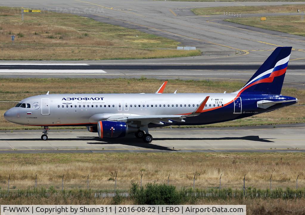 F-WWIX, 2016 Airbus A320-214 C/N 7279, C/n 7279 - To be VP-BCB