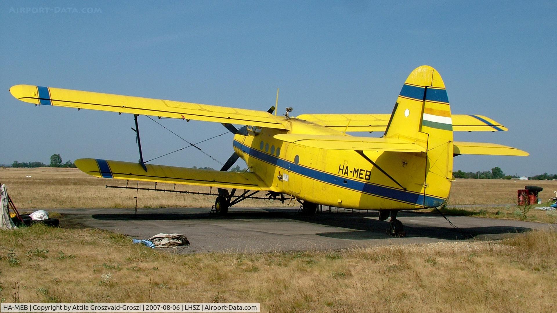 HA-MEB, 1979 PZL-Mielec AN-2R C/N 1G186-08, Szentes Airport, Hungary