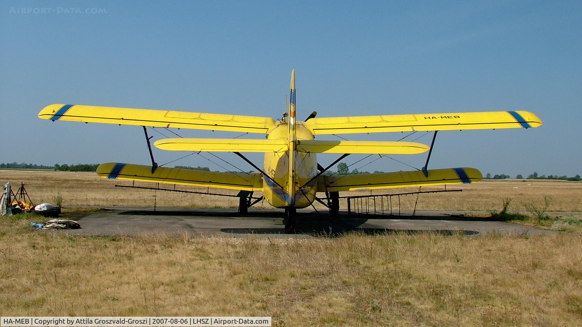 HA-MEB, 1979 PZL-Mielec AN-2R C/N 1G186-08, Szentes Airport, Hungary