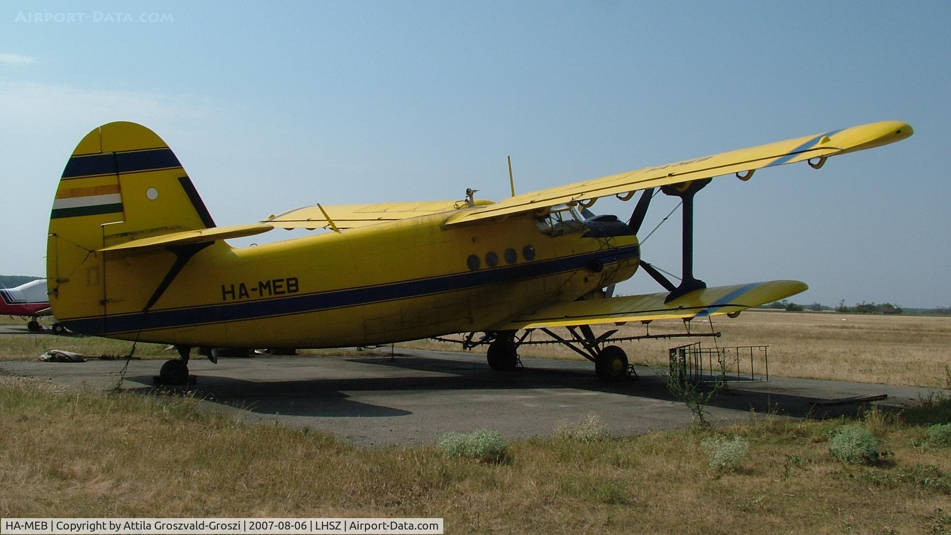 HA-MEB, 1979 PZL-Mielec AN-2R C/N 1G186-08, Szentes Airport, Hungary