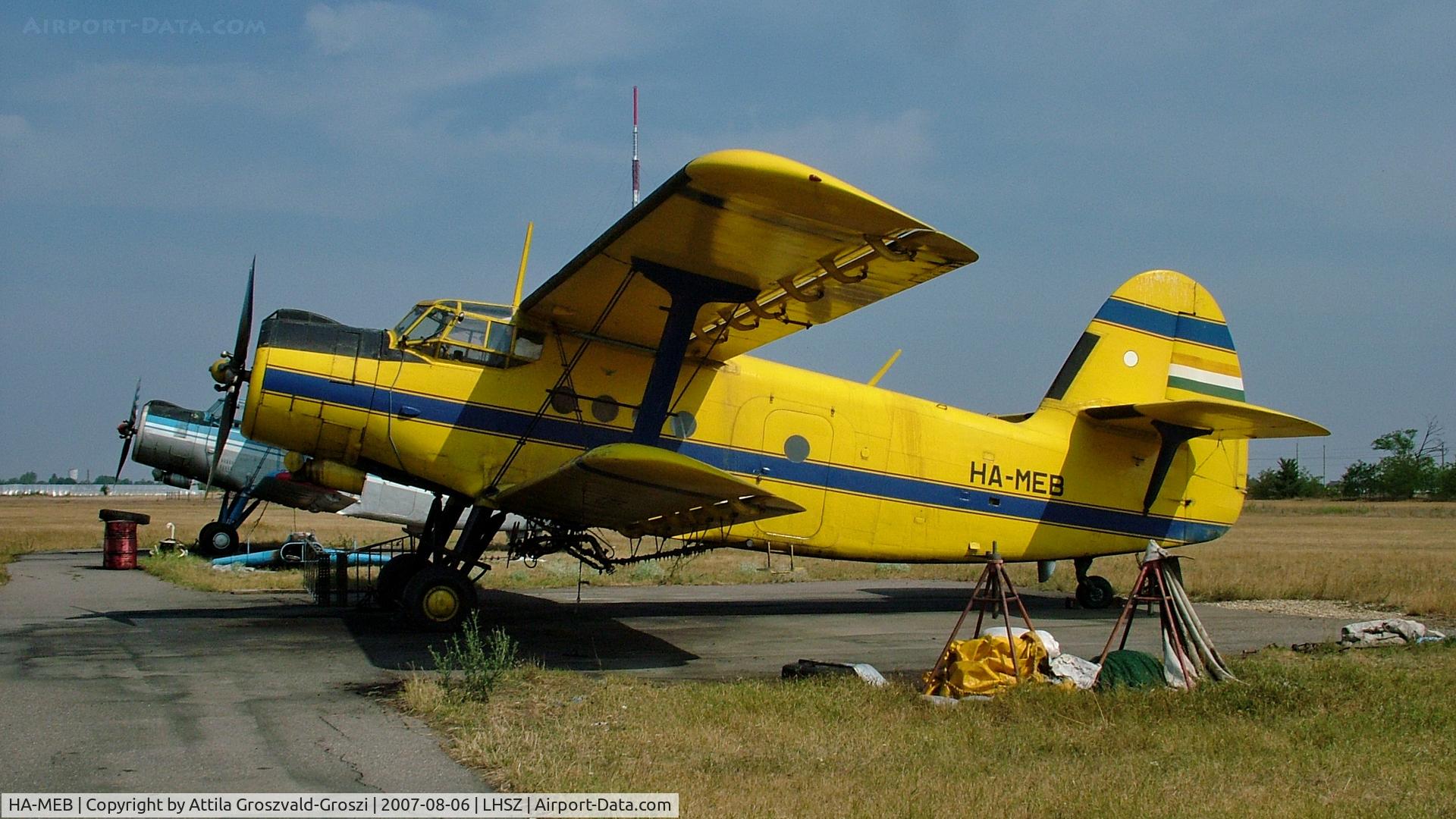 HA-MEB, 1979 PZL-Mielec AN-2R C/N 1G186-08, Szentes Airport, Hungary