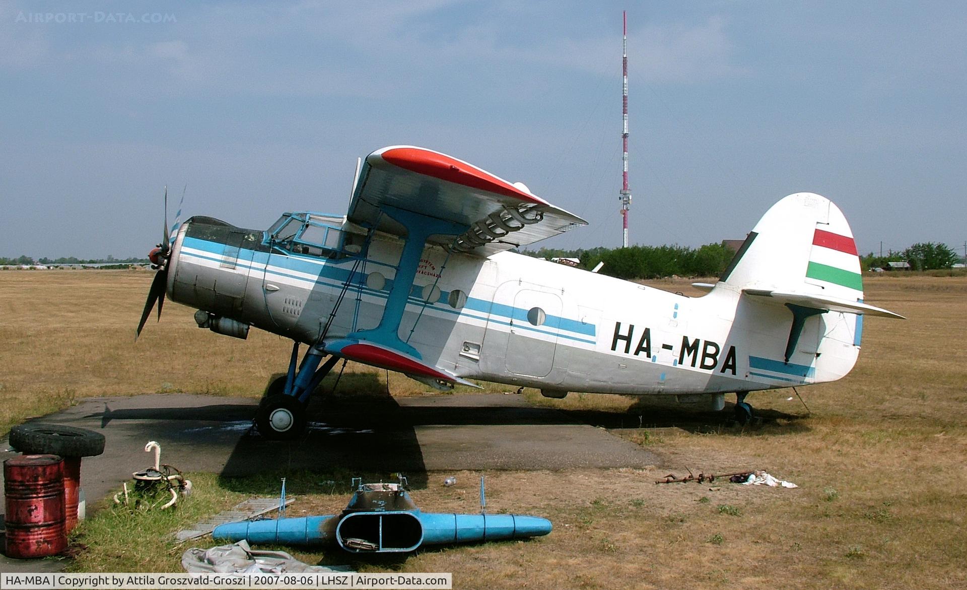 HA-MBA, 1975 PZL-Mielec An-2R C/N 1G161-06, Szentes Airport, Hungary