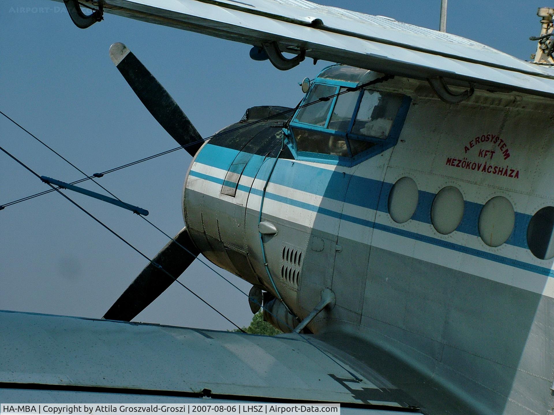 HA-MBA, 1975 PZL-Mielec An-2R C/N 1G161-06, Szentes Airport, Hungary