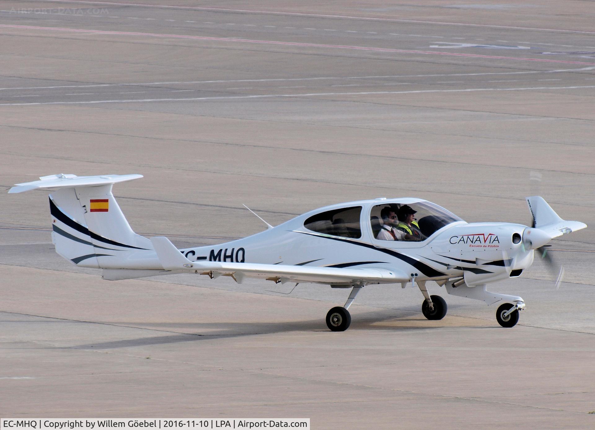 EC-MHQ, Diamond DA-40NG Diamond Star C/N 40.N270, Taxi to the runway of LPA