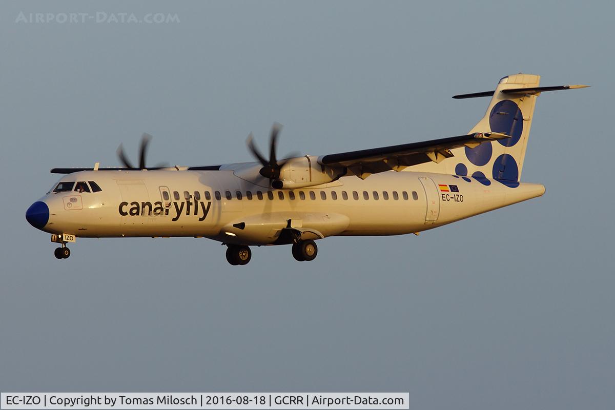 EC-IZO, 2004 ATR 72-202 C/N 711, A few minutes before sundown