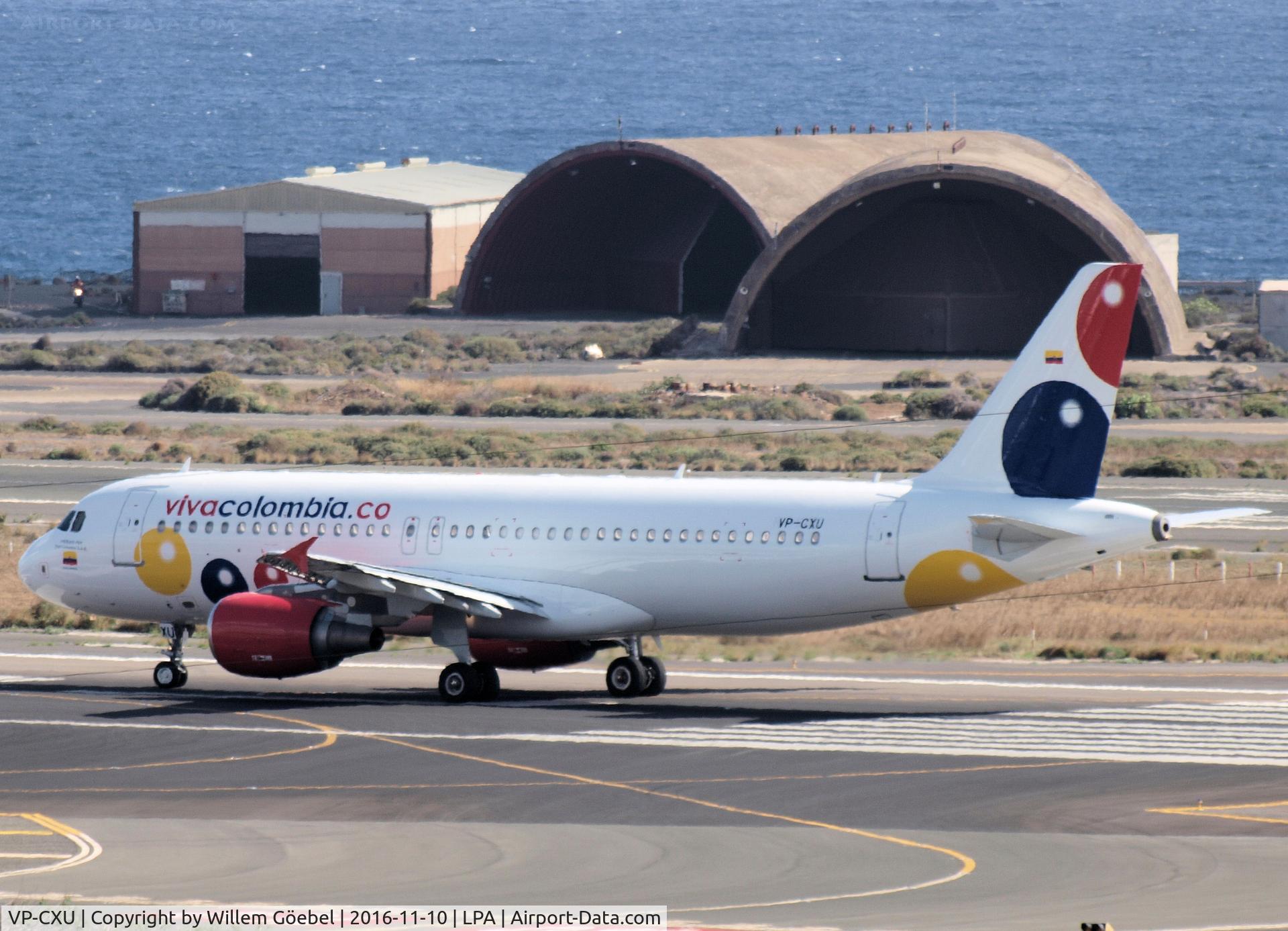 VP-CXU, 2003 Airbus A320-214 C/N 2123, Taxi to the runway LPA
