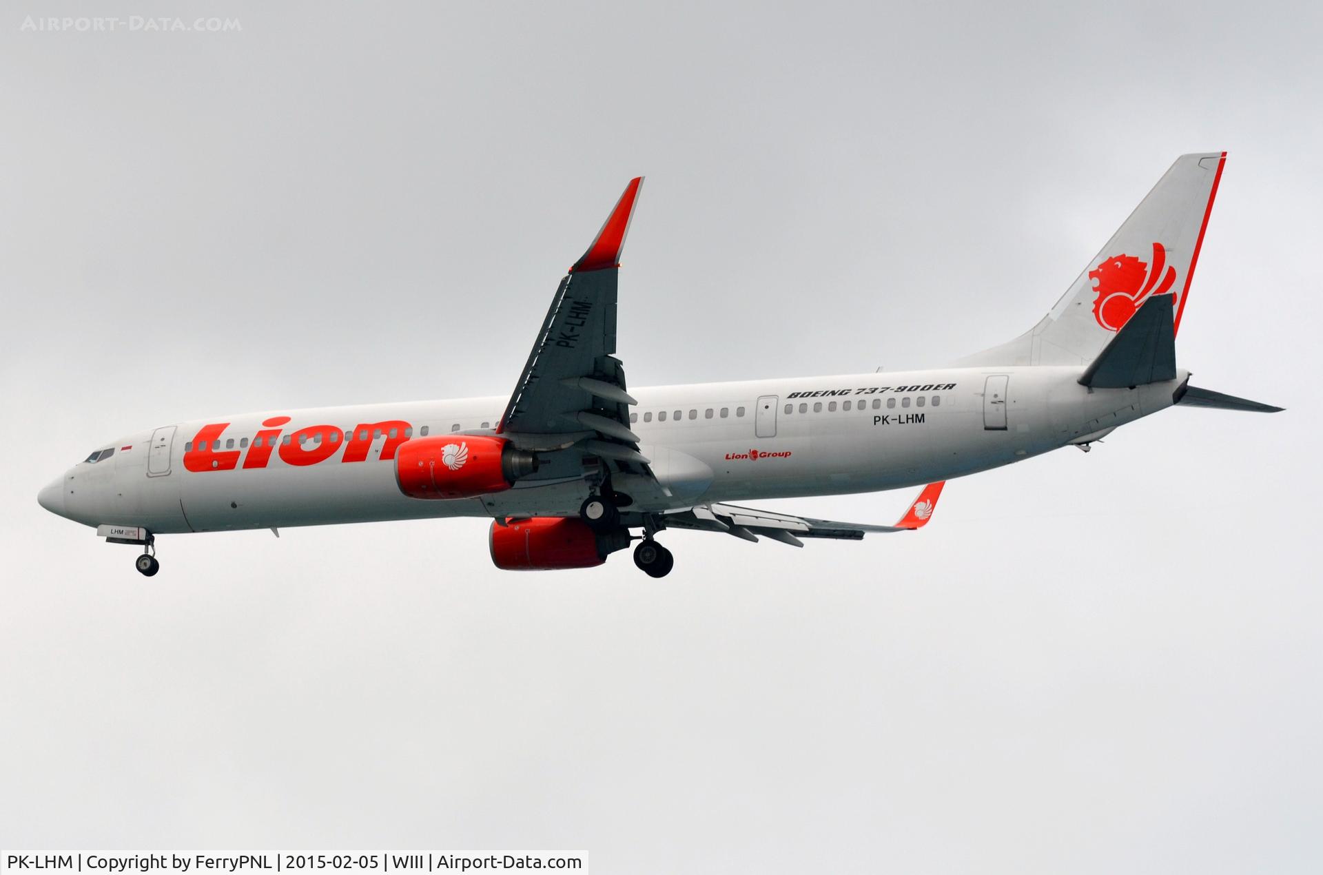 PK-LHM, 2010 Boeing 737-9GP/ER C/N 37277, Lion Air B739