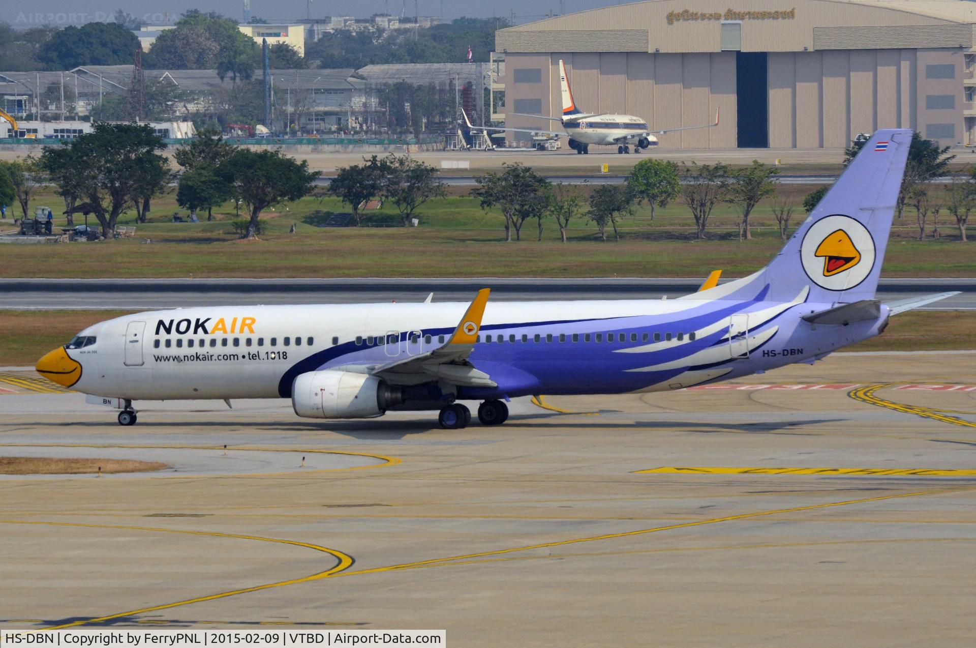 HS-DBN, 2006 Boeing 737-8AS C/N 33597, NokAir B738 taxying for departure