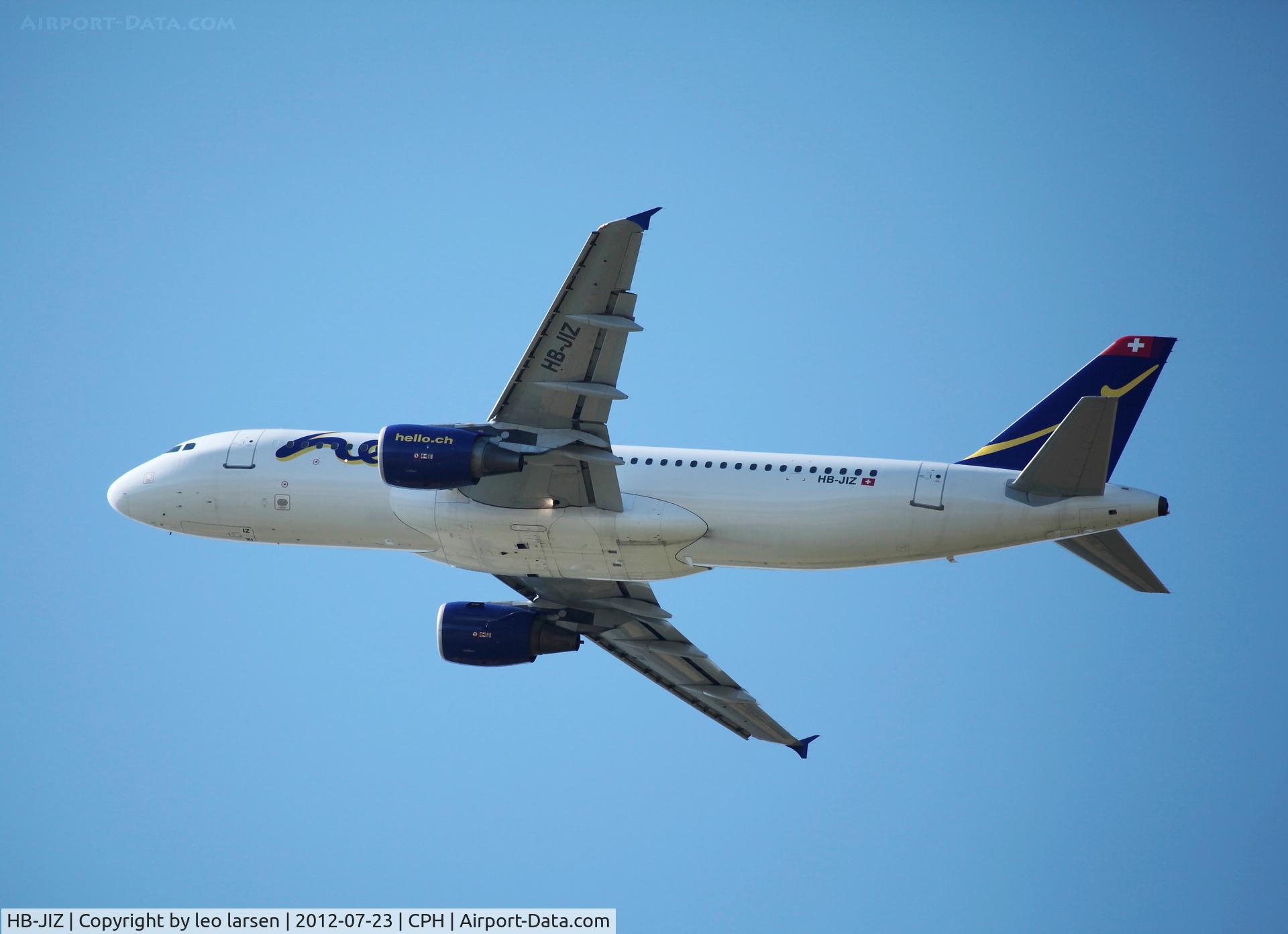 HB-JIZ, 1998 Airbus A320-214 C/N 936, Copenhagen 23.7.2012