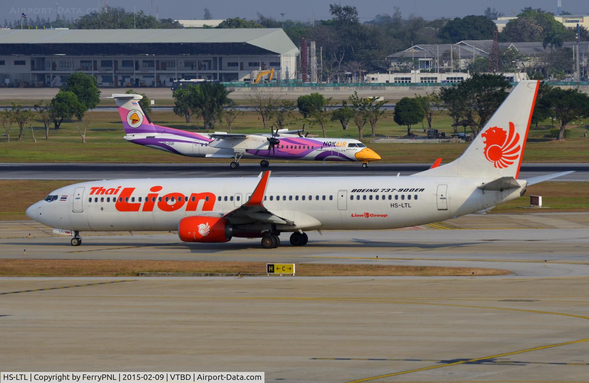 HS-LTL, 2014 Boeing 737-9G/PER C/N 38748, Thai Lion Air B739 taxying for departure