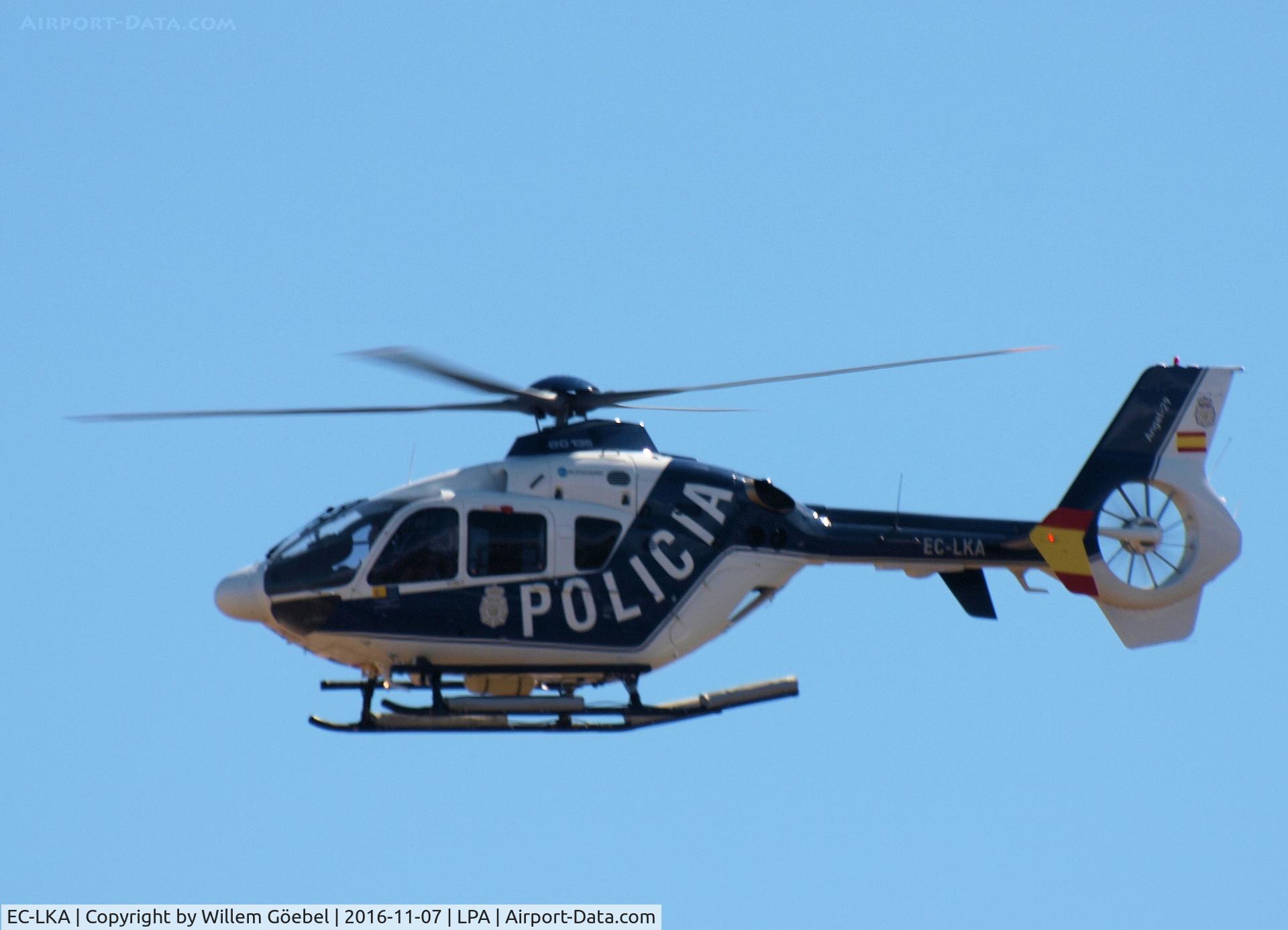 EC-LKA, 2010 Eurocopter EC-135P-2+ C/N 851, Landing op Las Palmas Gran Canaria