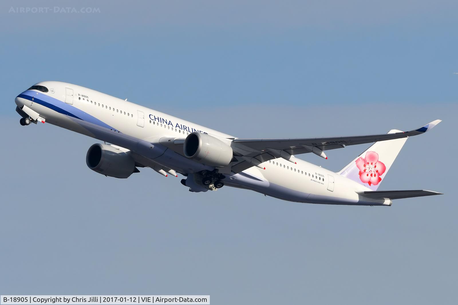 B-18905, 2016 Airbus A350-941 C/N 073, China Airlines