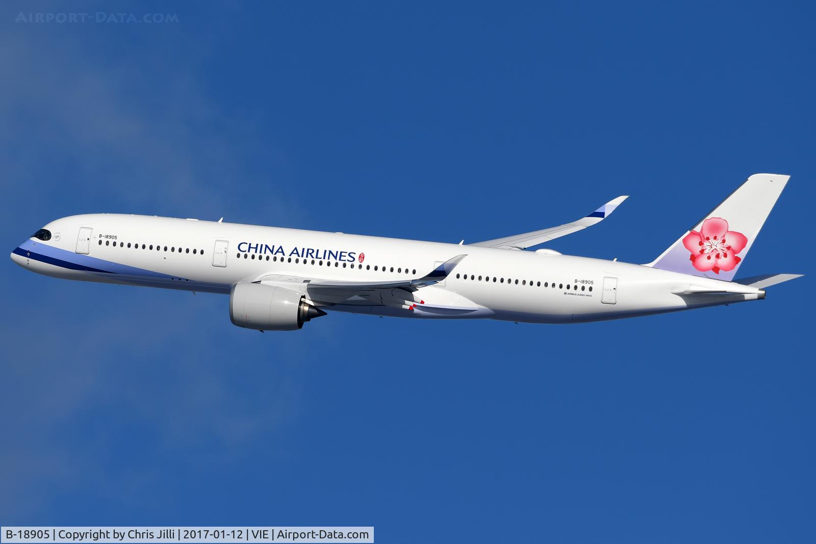 B-18905, 2016 Airbus A350-941 C/N 073, China Airlines