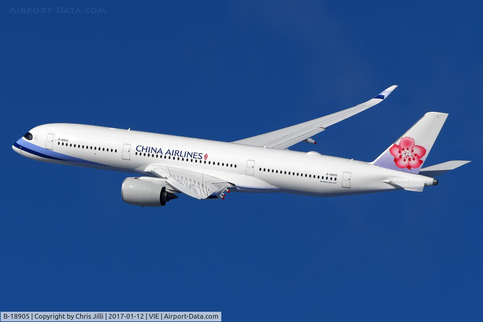 B-18905, 2016 Airbus A350-941 C/N 073, China Airlines